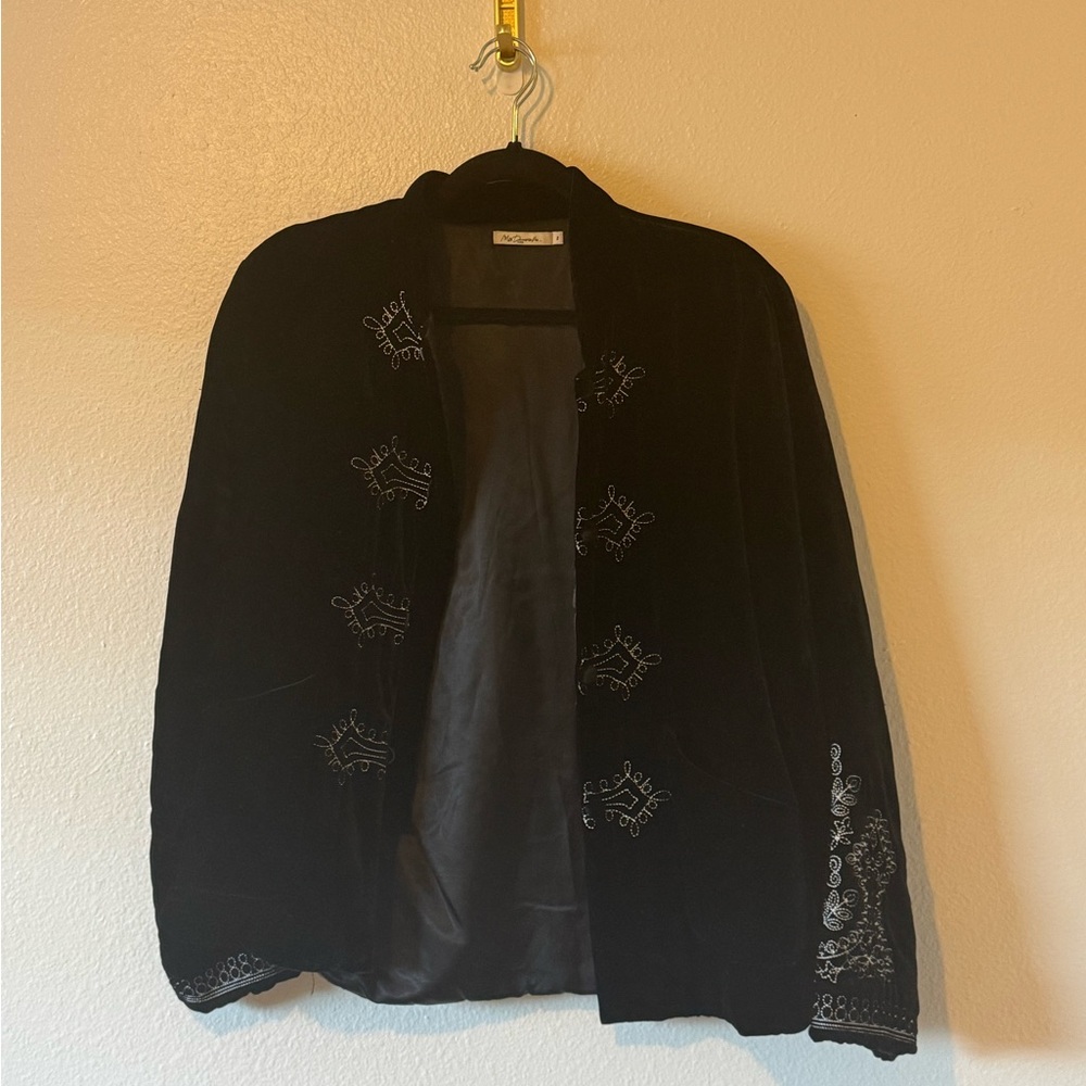 SOLD Mes Demoiselles Black Velvet Jacket